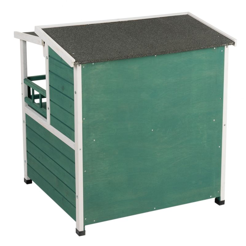 Casetta Tenda da sole  L 91,5 x P 71 x H 82 cm - verde / bianco