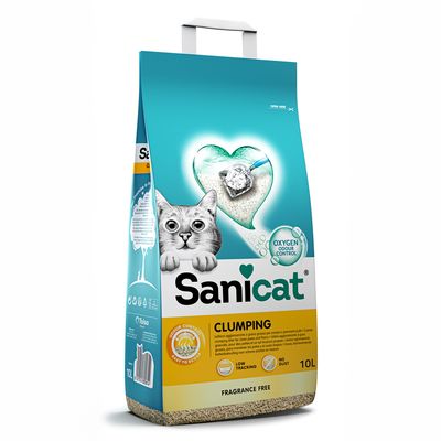 Lettiera Sanicat Senza Profumo 10 l (ca. 9 kg)