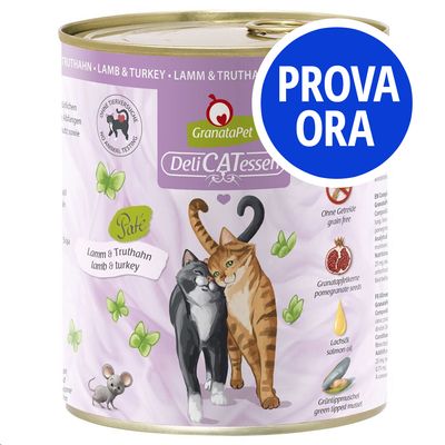 Provami! Set misto GranataPet DeliCatessen 6 x 800 g Mix 1: 6 varianti carne e pesce